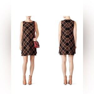 Trina Turk Casa Mexico Brynne 2 Plaid Shift‎ Dress
Size 0